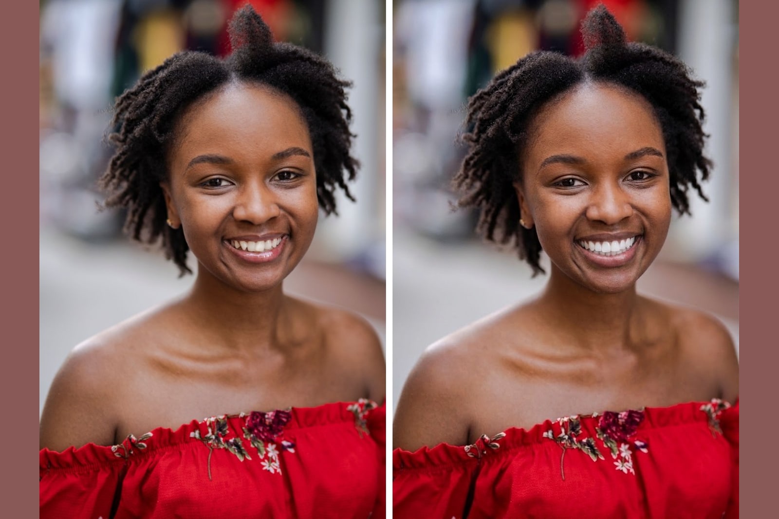 A real smile shown before and after veneers for how much do veneers cost